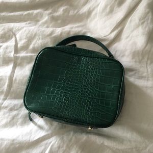 Zara green handbag